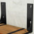 Mount Folding Shower Seat Bench with Matte Black Frame