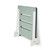 Folding Wall Mount Shower Bench Seat, Sea Green