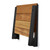 Folding Wall Mount Shower Bench Seat, Natural Teak