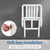Shower Seat Wall Mounted, 660lb Heavy Duty Fold