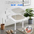 Shower Seat Wall Mounted with Bathroom Grab Bar, 550lb Fold Down