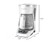 12-Cup Programmable Coffeemaker, White/Stainless Steel