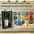 Compact Single-Serve K-Cup Pod Coffee Maker, with 3 Brew Sizes, Smart Start Feature