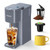 Mini Hot and Iced Coffee Maker Single Serve, for K Cup and Ground, 6 to 14 Oz Brew Sizes