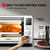TOSHIBA ChefFry Air Fryer Toaster Oven Combo with Toast