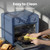 SMIRLY 6-in-1 Air Fryer Toaster Oven Combo, 27QT Convection Oven Countertop