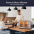 Elite Gourmet ETO4510B# French Door 47.5Qt, 18-Slice Convection Oven 4-Control Knobs