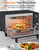 Nuwave Bravo Pro Smart Air Fryer Toaster Oven Combo, Airfryer Convection Oven Countertop