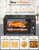 Nuwave Bravo Pro Smart Air Fryer Toaster Oven Combo, Airfryer Convection Oven Countertop