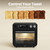 SMIRLY Digital Air Fryer Toaster Oven Combo, 27QT Convection Countertop Oven