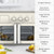 Martha Stewart French Door Air Fryer Toaster Oven Combo, 34QT Countertop Convection