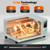 Nuwave Bravo Pro Smart 21QT Toaster Oven Air Fryer Combo, Convection Oven Countertop