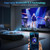 [Compatible with Netflix/High Brightness] Smart Projector with WiFi 6 and Bluetooth 5.3, 4K Outdoor Movie Projector with Prime Video/YouTube