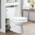 Slow Close Hinges, Four Non-Slip Bumpers, Easy to Install and Clean,