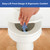 Toilet Seat, Standard 16.5” Slow/Soft Close Round Toilet Seat for Round Toilets