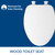 Toilet Seat, Easy Clean Hinges Release for Deep Cleans