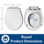 Toilet Seat, Modern Slow Close Plastic Toilet Seat, Made in USA, Round,