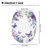 Toilet Lid Cover Butterfly Purple Toilet Lid Covers for Bathroom