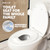 Toilet Seat with Built-in Potty & Splash Guard for Toddler Training