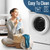 Toilet Lid Cover, Machine Washable Covers, 17.5x15, Stays in Place Rubber
