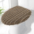 Toilet Lid Cover, Stays in Place Rubber Backing