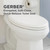 Toilet Seat with Two Button Quick-Release, Top-Mount