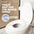 Toilet Seat with Built-In Potty & Splash Guard for Toddler Training