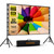 180 inch Outdoor Projector Screen 15 FT Large Projection Screen, Portable 16:9 4K HD Rear Front Movie Screen with Carry Bag