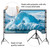 100 inch Outdoor Projector Screen Portable Indoor Projection Screen 16:9 4K Rear Front Movie Screen with Carry Bag for Home Backyard