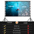 TOWOND Projector Screen and Stand, 150 inch Indoor Outdoor Projection Screen, Portable 16:9 4K HD Rear Front Movie Screen with Carry Bag