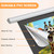 4K HD Pull Down Retractable Projection Screens Electric Automatic Wall Ceiling Movie Screen for Office Classroom Indoor with Remotes