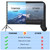 Outdoor Projector Screen with Stand, TOWOND 200 Inch Portable Projection Screen - Dual-Sided 16:9 4K HD Movie Screen