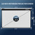 WASJOYE Motorised Projector Screen 120" - 16:9 Electric Projector Screen Wall/Ceiling Mount with Remote Control