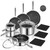 Yoehka 14-Piece Hybrid Stainless Steel Cookware Set