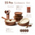 CAROTE 22Pcs Ceramic Cookware Set