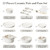 Bazova 22-Piece Pots and Pans Set Non Stick with Removable Handles, Ceramic Cookware Set