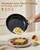 FDN 16Pcs Titanium Pots and Pans Set,Toxic-Free Cookware Set