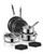 Pots and Pans Set Hybrid Stainless Steel, 10PC Nonstick Tri-Ply Cookware Set w/Frying pan