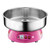 Compact Commercial Cotton Candy Machine Party Candy Floss Maker Pink