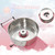 Garvee Electric Candy Cotton with Cart Maker Commercial Candy Cotton Machine for Kids with 20 in Stainless Steel Bowl Party Home Festival Pink