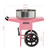 Garvee Electric Candy Cotton with Cart Maker Commercial Candy Cotton Machine for Kids with 20 in Stainless Steel Bowl Party Home Festival Pink