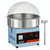 ROVSUN 15 Inch Cotton Candy Machine, Candy Floss Maker Electric Cotton Candy Maker w/Cover Stainless Steel Bowl & Sugar Scoop for Home Commercial Party Carnival Birthday