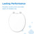 Toilet Seat with Cover, Soft Close, No Slam, Quick & Easy Install, Heavy-Duty