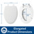 Lift-Off Wood Elongated Toilet Seat, Cotton White (Pack of 1)