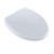 Slow Close Elongated Toilet Seat and Lid, Cotton White