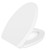 Toilet Seat (Oblong 18.5″), Soft Close & Silent, Metal Hinges