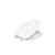 Toilet Seat with Quick-Release Hinges And Quick-Attach Hardware For Easy Clean