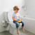 Toilet Seat with Built-In Toddler Seat 16.5" - Soft Close for Child & Adult,