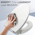 Traditional Toilet Seat Replacement with Toilet Bolts and Nut, Cotton White