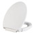 Traditional Toilet Seat Replacement with Toilet Bolts and Nut, Cotton White